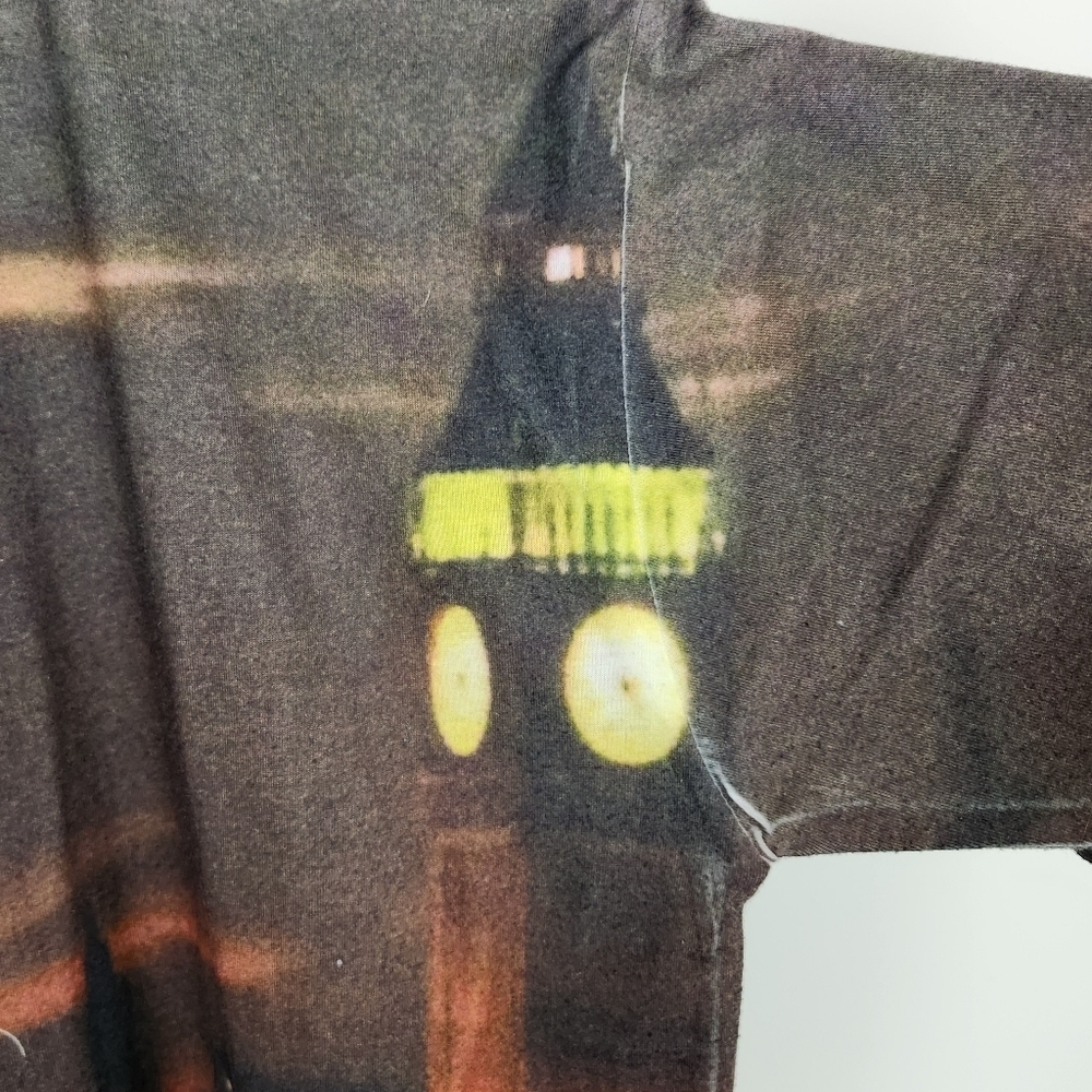 English Laundry London Bridge Big Ben Short Sleeve Gray Graphic T-Shirt Size L - Picture 3 of 6